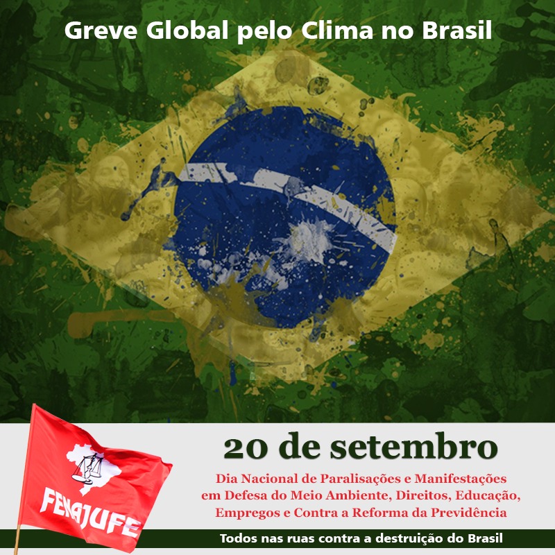 Hoje é dia mundial de Greve do Clima
