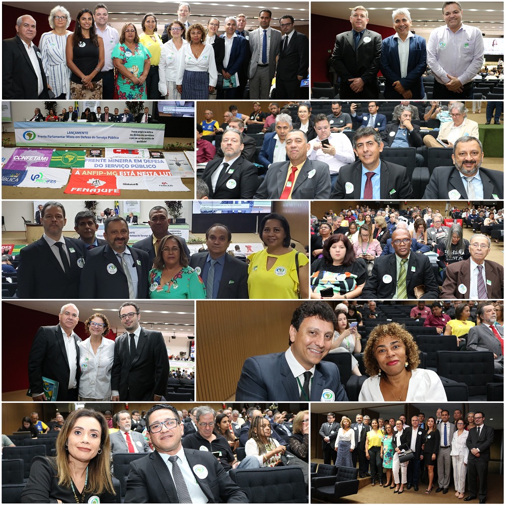 Relançamento da Frente Parlamentar Mista do Serviço Público lota Auditório Nereu Ramos na Câmara dos Deputados