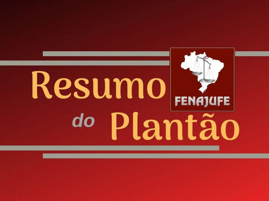 Resumo do Plantão – Edição 058