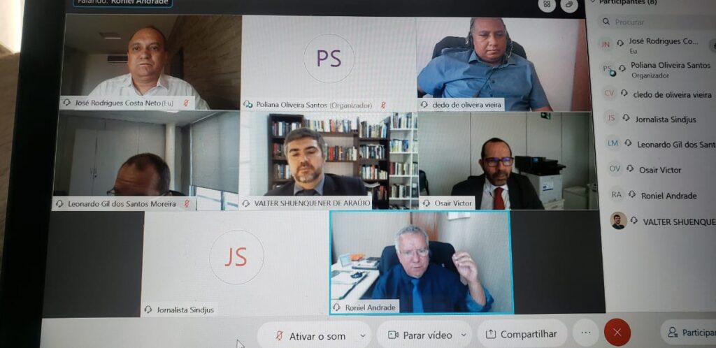 Sindjus-DF e Agepoljus se reúnem com SG do CNJ para tratar de temas relevantes à categoria