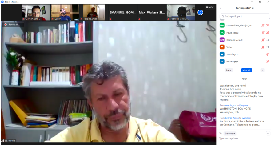 Núcleo de Agentes de Segurança do Sintrajuf-PE debate avanços da categoria e engajamento em pautas gerais