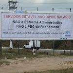 Sintrajurn coloca outdoors contra a Reforma Administrativa