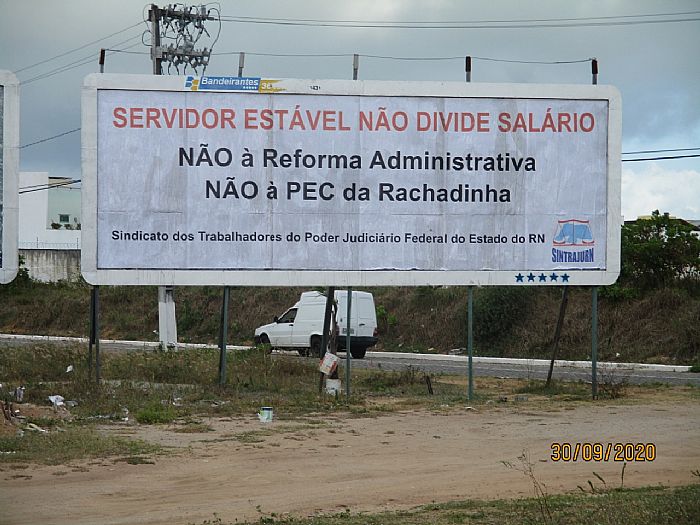 Sintrajurn coloca outdoors contra a Reforma Administrativa