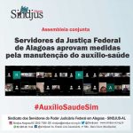 Servidores da Justiça Federal de Alagoas aprovam medidas pela manutenção do auxílio-saúde