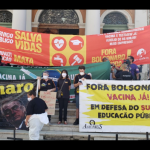 Sintrajufe/RS participa de ato no Dia Mundial da Saúde, exige enfrentamento à pandemia, defende os serviços públicos e o fim do governo Bolsonaro