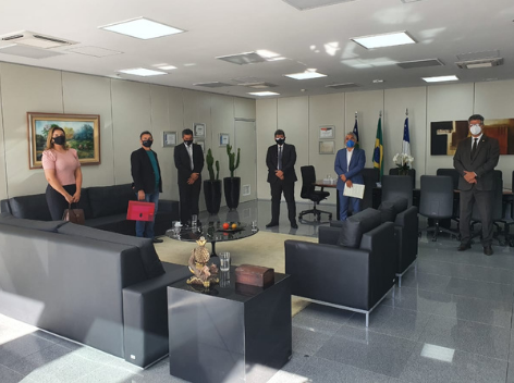 TRT-GO recebe Diretoria do Sinjufego na tarde de segunda-feira(26)