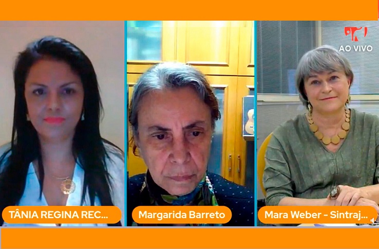 Foco em metas e produtividade estimulam abuso e assédio no trabalho, aponta painelista em jornada de formação do Sintrajufe/RS