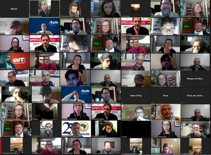 Em audiência pública com deputadas e deputado gaúchos que votaram contra a PEC 32 na CCJ, sindicatos defendem serviço público e fim do governo Bolsonaro