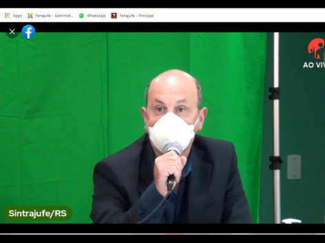 Fenajufe participa de coletiva sobre Ação Civil ingressada pelo Sintrajufe/RS contra a União