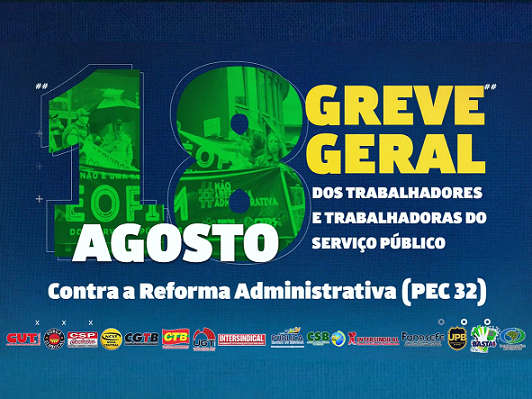 Vídeo: participe do 18A, dia nacional de luta contra PEC 32 nesta quarta-feira