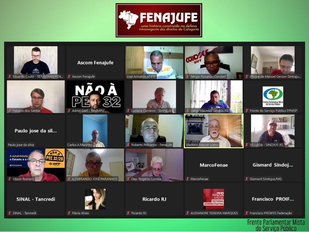 Frente Mista do Serviço Público organiza semana de ações contra a reforma administrativa