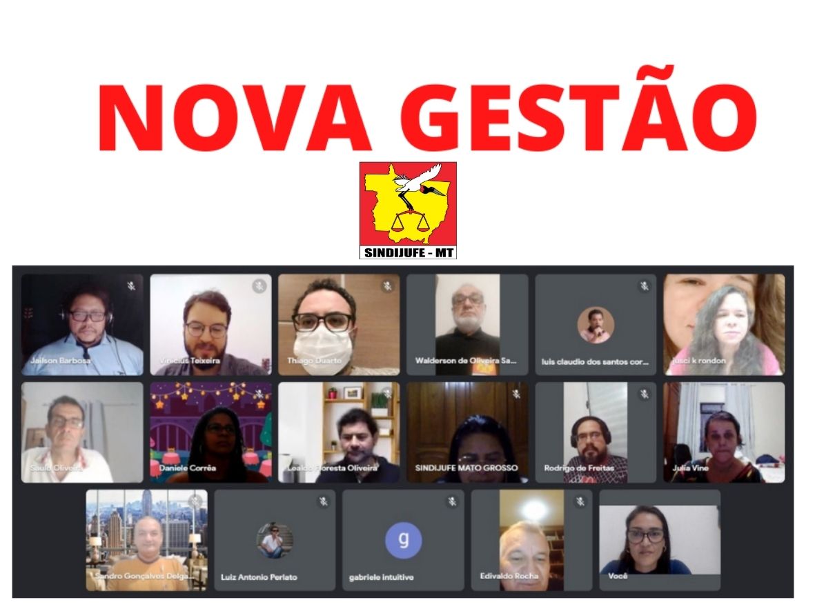 SINDIJUFE-MT empossa nova gestão, e Sindicato passa a ser administrado por Diretoria Executiva Colegiada