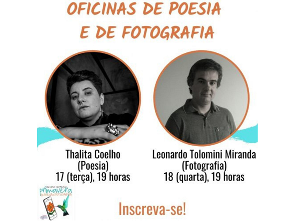 Sintrajusc oferece Oficina de Poesia e de Fotografia dias 17 e 18