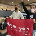 Sintrajuf-PE participa em Brasília de atos contra a PEC32. Pressão nas redes precisa continuar!