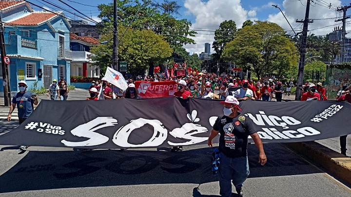 Sintrajuf-PE participa do 27º Grito dos Excluídos e reivindica derrubada da PEC32