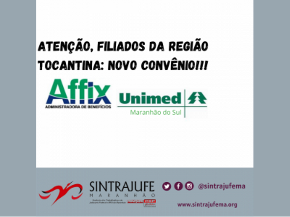 Novo convênio em Saúde para filiados na região tocantina; veja detalhes de toda a Rede Sintrajufe