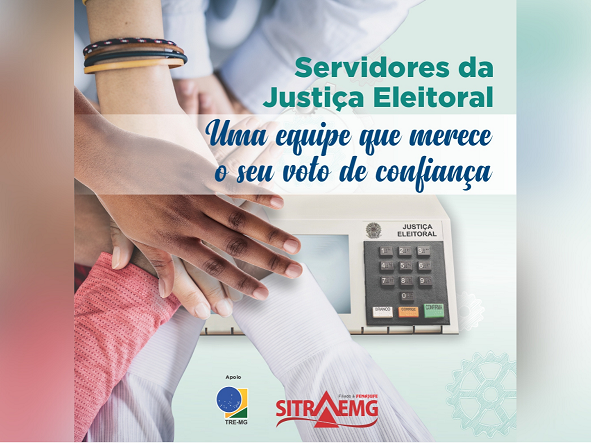 Sitraemg e TRE-MG realizam campanha conjunta pela valorização dos servidores da Justiça Eleitoral