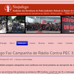Sinjufego Faz Campanha de Rádio Contra PEC 32/2020