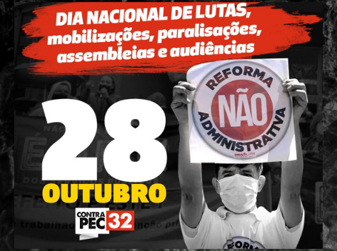 Fenajufe convoca sindicatos de base para semana decisiva de mobilização contra PEC 32