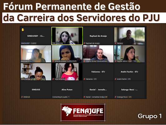 Fórum de Carreira do CNJ: subgrupo inicia discussão sobre Programa Permanente de Capacitação dos servidores do PJU