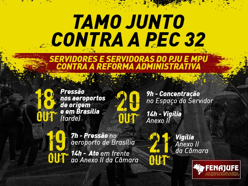 PEC 32: movimento pela rejeição cresce em todo país