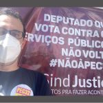 Sintrajuf-PE marca presença em ato nacional realizado no Recife contra a PEC32
