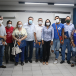 Sintrajuf-PE junto a Frente Pernambucana em Defesa dos Serviços Públicos pede apoio da AMUPE