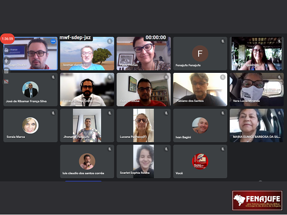 Fenajufe se reúne com comitê organizador para avaliar participação no Fórum Social Mundial Justiça e Democracia