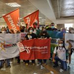 Sintrajuf-PE ocupa ruas de Recife, Brasília, rádio e participa de homenagem no Dia do Servidor