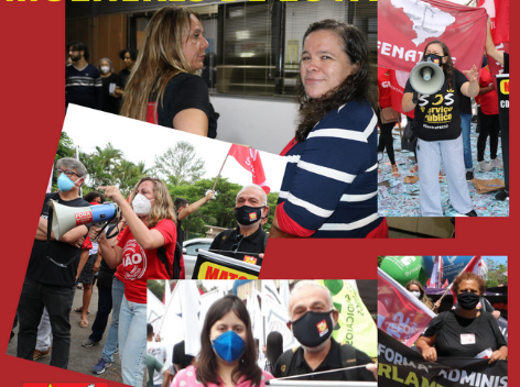 Força das mulheres foi destaque nas mobilizações contra a PEC 32