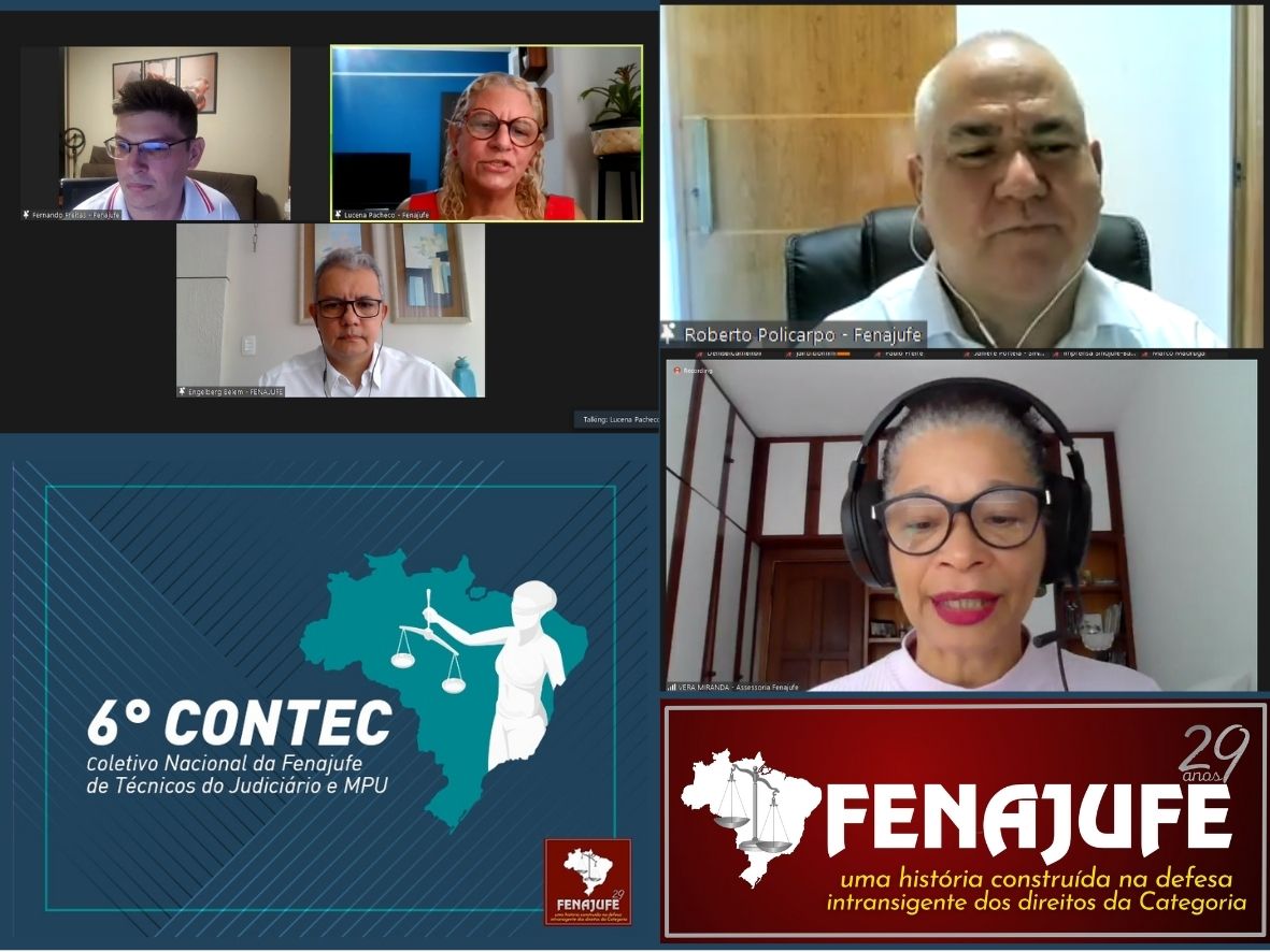 Primeira etapa do 6º Contec deste sábado (29) aborda os trabalhos do Fórum de Carreira do CNJ e a valorização do cargo de técnico