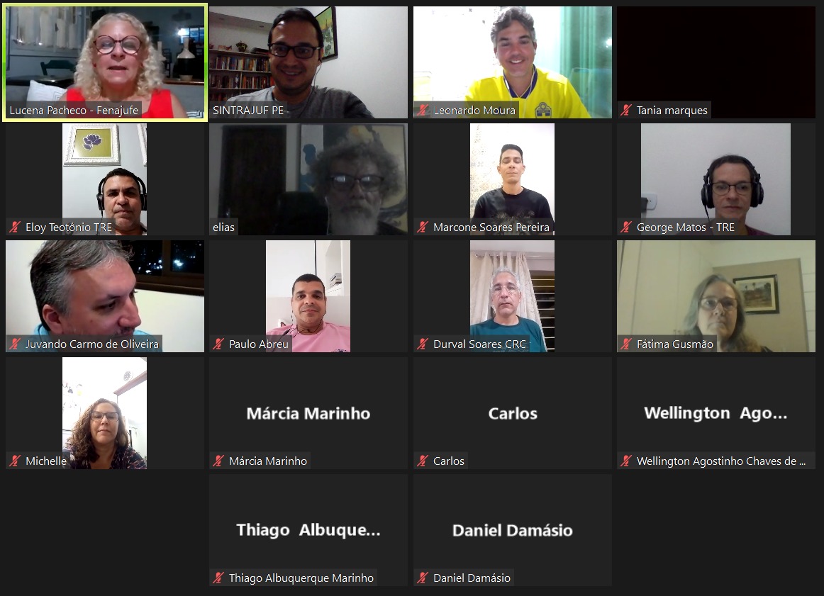 Sintrajuf-PE realiza Encontro do Núcleo de Técnica(o)s e elege representantes para o CONTEC