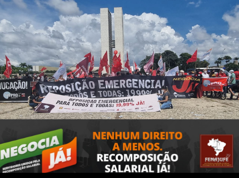 Servidores entram em estado de greve e novo ato agita semana em Brasília