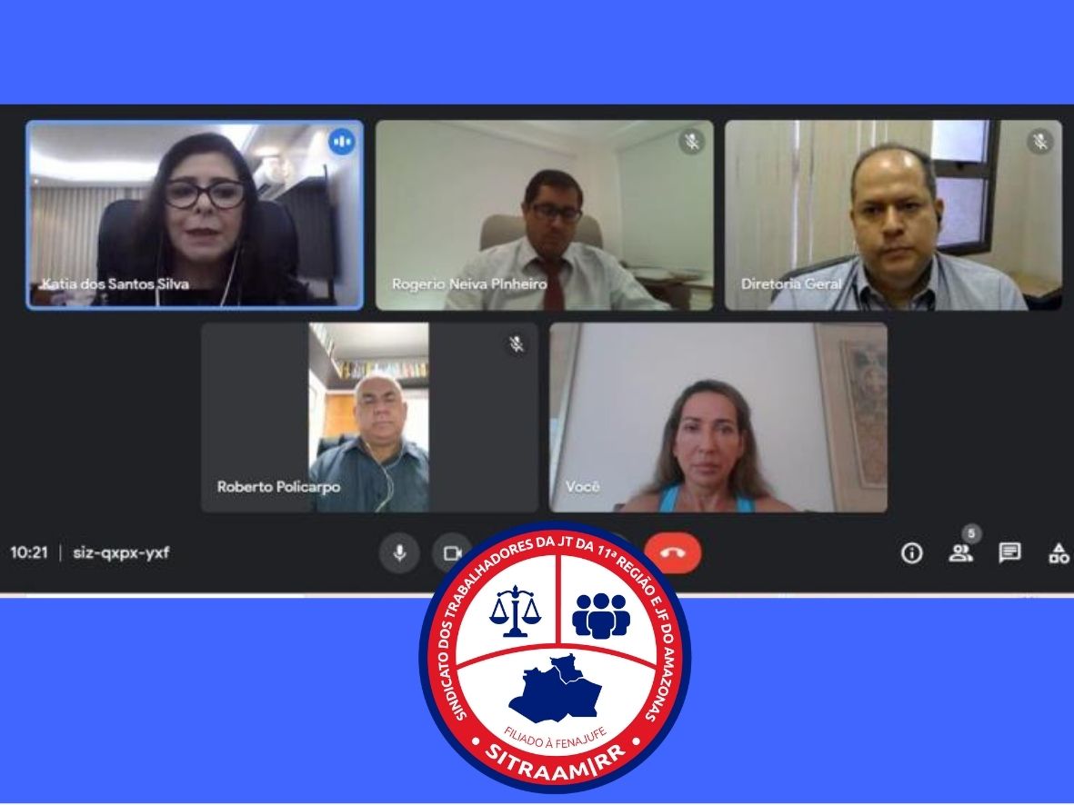 Quintos: em reunião com CSJT, SitraAM/RR esclarece dúvidas sobre pagamento de passivos inscritos em restos a pagar