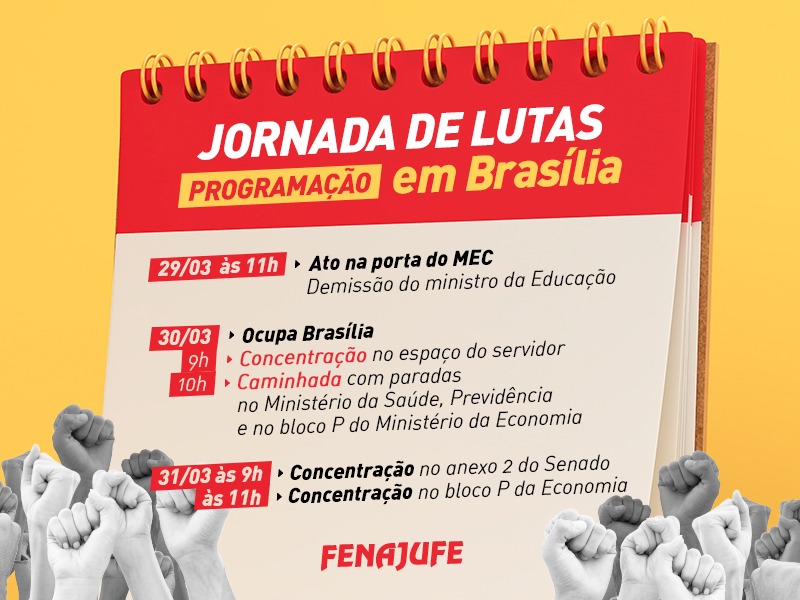 Ocupa Brasília: servidores se organizam para semana de mobilização intensa em Brasília