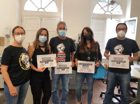 Sintrajuf-PE participa de atos em Recife e Brasília por reposição salarial