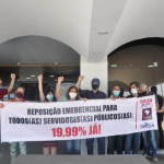 Ato Nacional na JT/AL cobra recomposição salarial dos servidores públicos