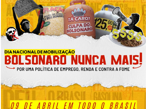 População vai às ruas neste sábado (9) em mais um protesto contra governo