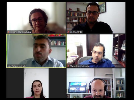 Sintrajuf-PE leva à Presidência do TRF5 pautas como reposição, NS e indenização de transporte