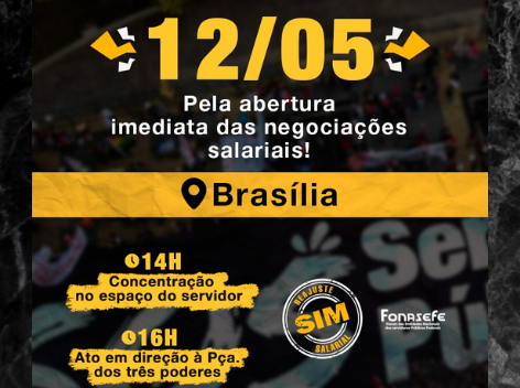 Recomposição salarial:5% não enfraquece luta das categorias que organizam grande ato nesta quinta-feira (12)