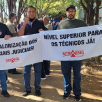 Ato no espaço do servidor marca início do 2º dia da Jornada de Mobilização do funcionalismo em Brasília