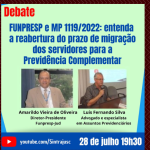 Sintrajusc realiza dia 28 debate “Funpresp e MP 1119/2022: entenda a reabertura do prazo de migração dos servidores para a previdência complementa