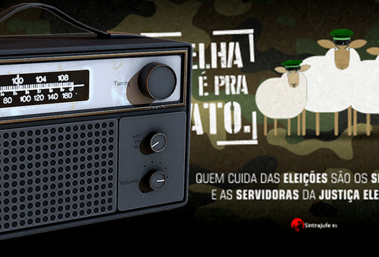 Campanha do Sintrajufe/RS em defesa dos servidores da Justiça Eleitoral e da democracia começa a ser veiculada na rádio Gaúcha, com estimativa de 7 milhões de impactos