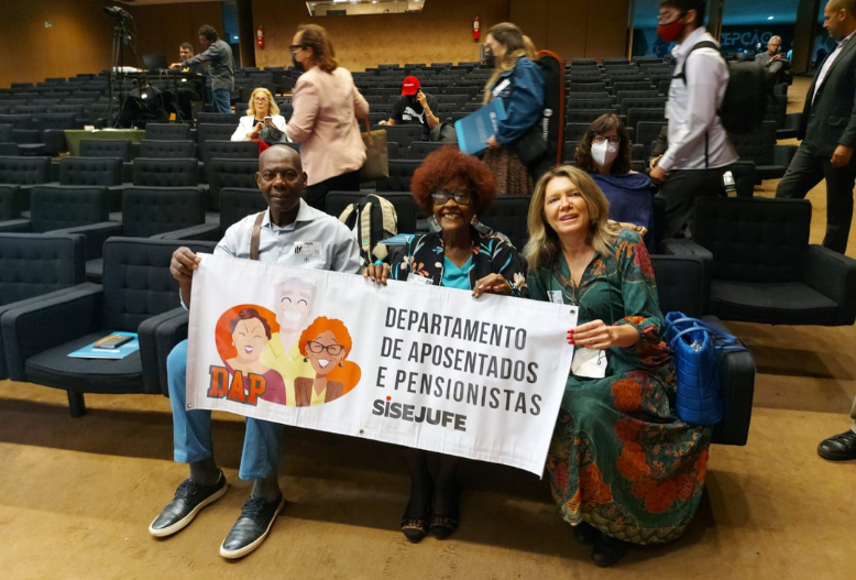Sisejufe participa do 16º Encontro Nacional de Servidores Aposentados e Pensionistas, que aconteceu em Brasília