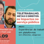 Ciclo de debates sobre teletrabalho terá nova aula nesta quinta, 15