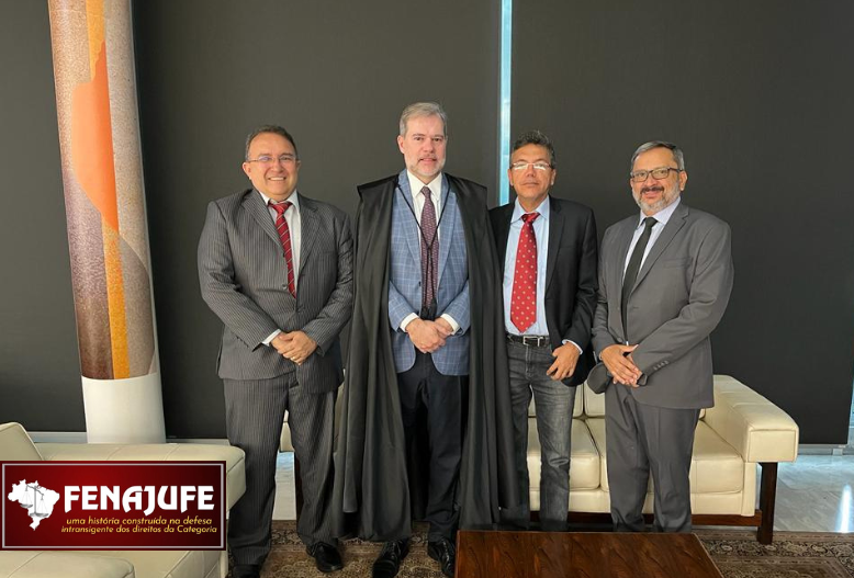 Fenajufe reúne -se com ministro do STF, Dias Tófoli, e pede apoio para derrubada do veto 51 do NS