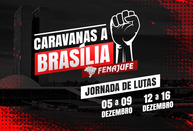 Fenajufe convoca Sindicatos a Brasília para jornada de lutas em dezembro