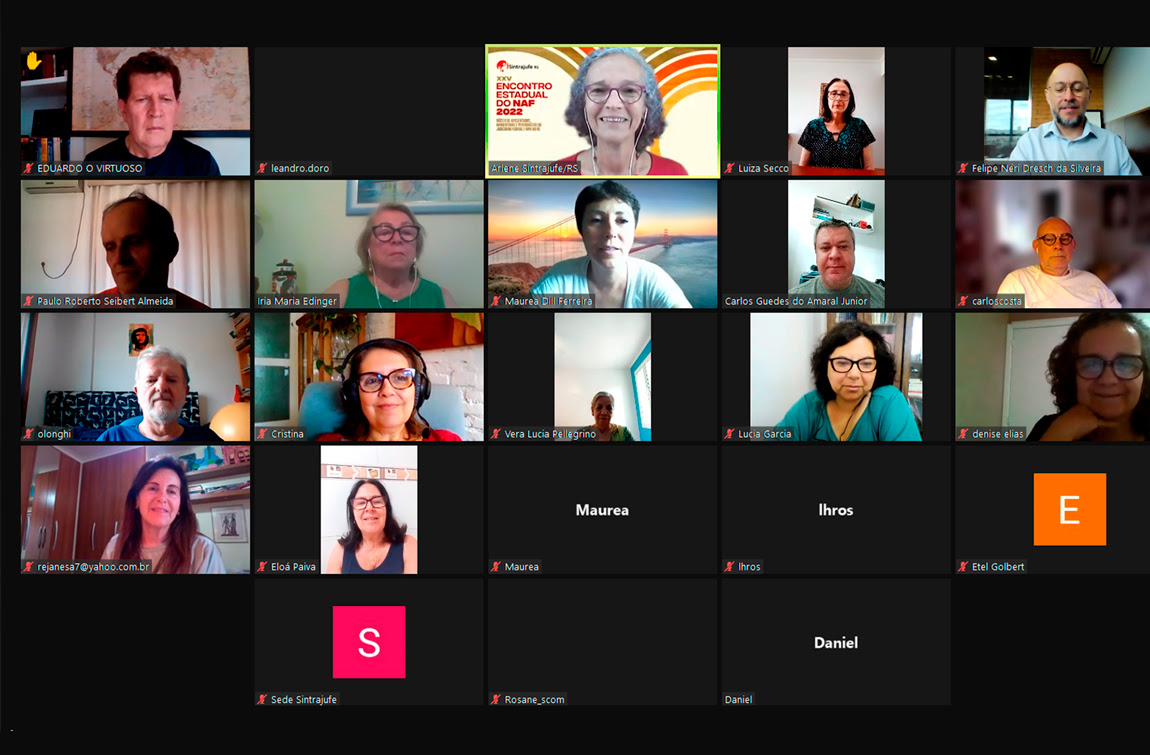 Conjuntura, informações jurídicas e fake news foram alguns dos assuntos tratados no XXV Encontro Estadual do NAF