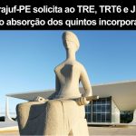 Sintrajuf-PE solicita ao TRE, TRT6 e JFPE a não absorção dos quintos incorporados