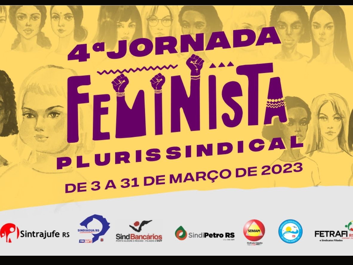 4ª Jornada Feminista Plurissindical terá diversas atividades em março; palestra-espetáculo “Menopausa sem vergonha” acontece dia 3/3, no Sintrajufe/RS